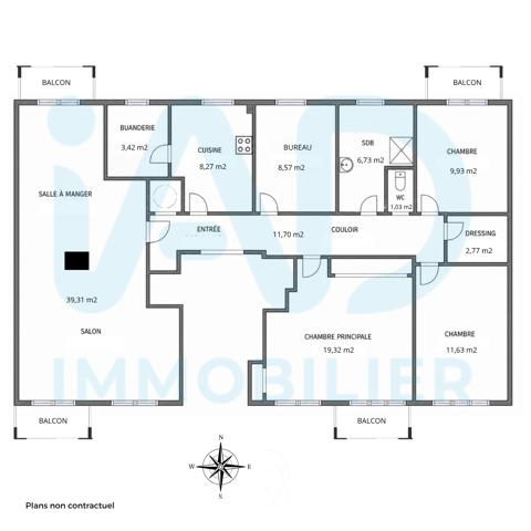 Appartement à vendre 5 pièces 124 m² Rouen