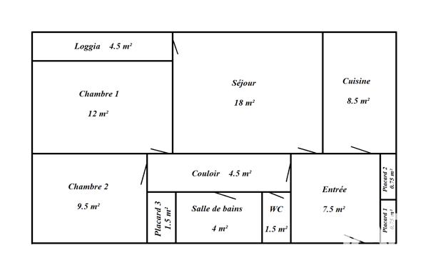 Appartement à vendre 3 pièces 69 m² Hérouville-Saint-Clair