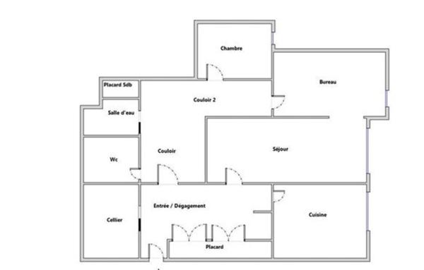 Appartement de 74 m²