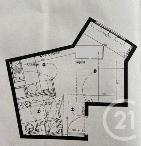 Appartement F1 à vendre  1 pièce - 27,22 m2 PUTEAUX - 92