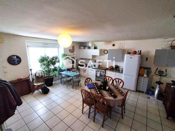 MAISON A ETAGE 99M²+4CHS+COUR