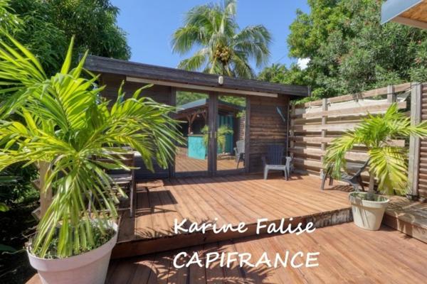 A vendre SAINTE LUCE (972) - Villa T4 avec piscine, bungalow et appartement T3 proche plage