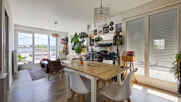 Duplex en rooftop Bagnolet 4 pièce(s) 89.88 m2