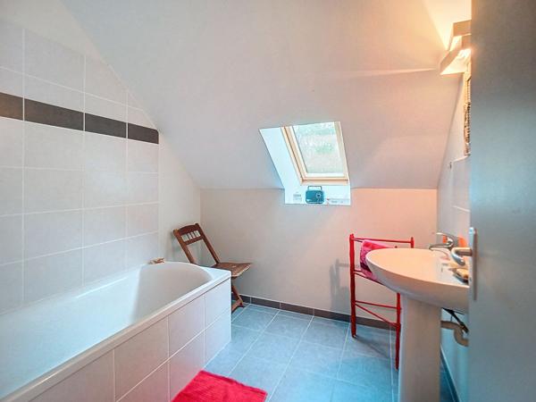 Belle longère à vendre sur les Bords de Loire dans un cadre bucolique offrant de beaux volumes et un joli jardin entièrement clos au calme