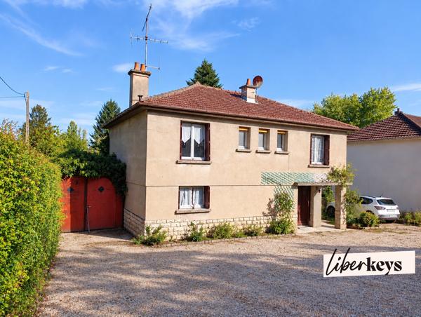 MAISON SUR SOUS-SOL - TERRAIN 1500 m² - 2 CHAMBRES - GARAGE - 71700 TOURNUS