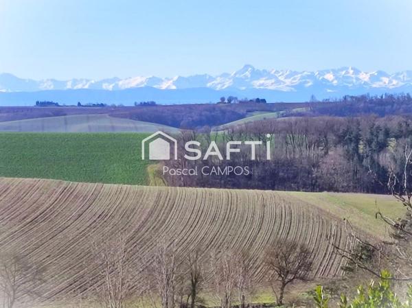 Maison t6 de 136m², 5 chambres, vue Pyrénées