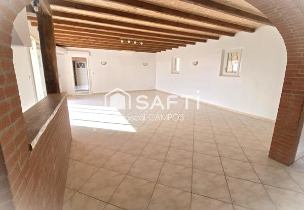 Maison t6 de 136m², 5 chambres, vue Pyrénées