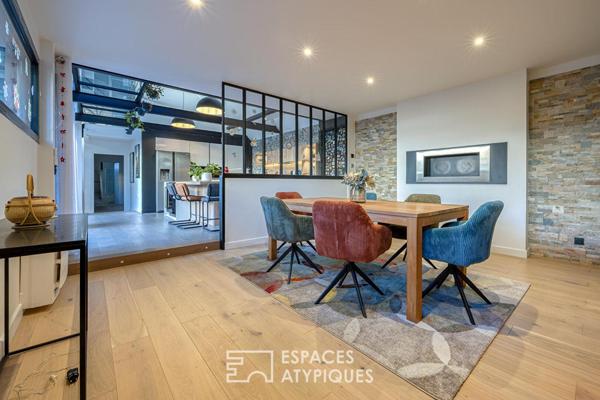 Maison contemporaine avec terrasses et garage double en hypercentre