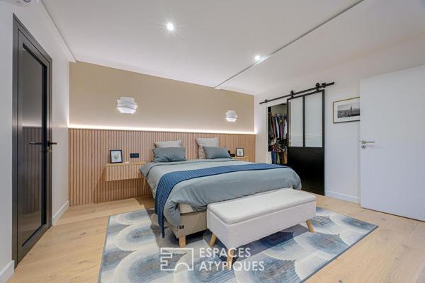 Maison contemporaine avec terrasses et garage double en hypercentre