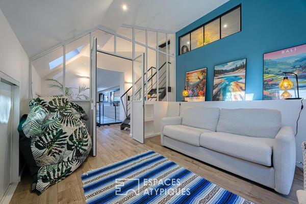 Maison contemporaine avec terrasses et garage double en hypercentre