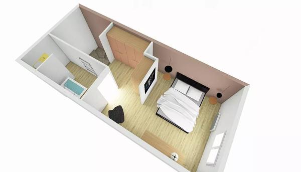 T2 duplex de 45 m² avec jardin clôturé de 15 m²