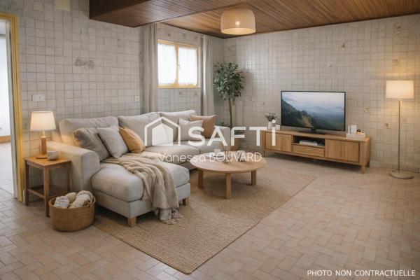 Maison familiale 6pièces 157m2 vivable de plain pied