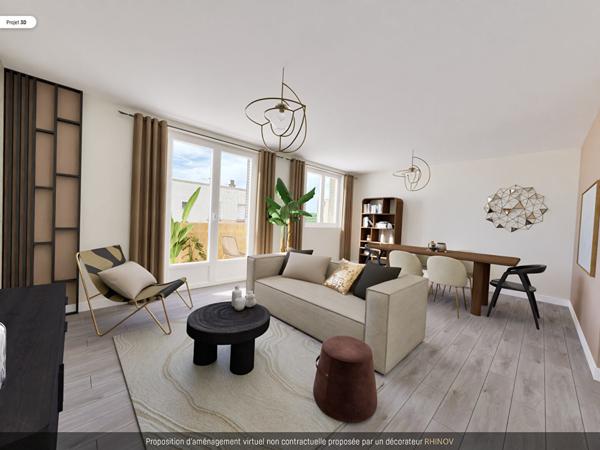 Valence Chateauvert superbe T4 de 61m2