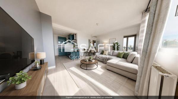 LOOS - Appartement T3 de 50 m² avec balcon