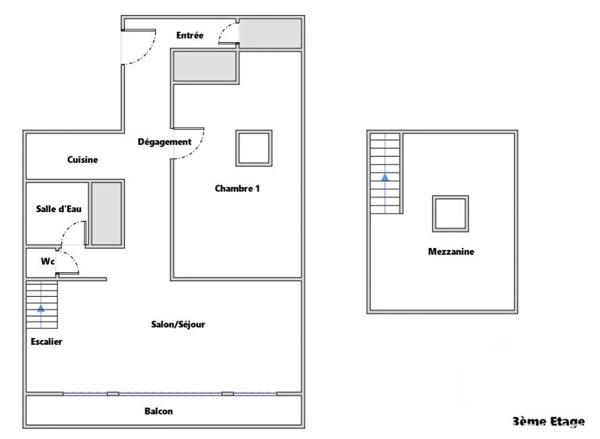 Appartement à vendre 2 pièces 44 m² Dax