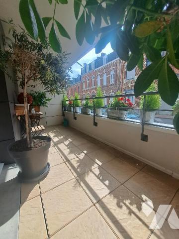 Douai, appartement de type 3  avec terrasse