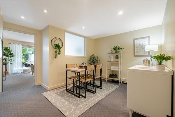 Appartement de plain pied proche toutes commodités.