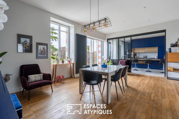 L’élégance bourgeoise au coeur d’un jardin secret avec piscine