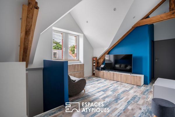 L’élégance bourgeoise au coeur d’un jardin secret avec piscine