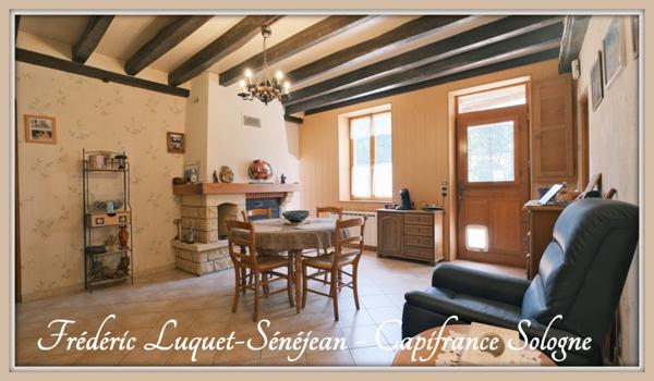 Maison à vendre 6 pièces à SAINT LAURENT NOUAN (41) - Un cadre rare, une maison à repenser, un projet de vie...