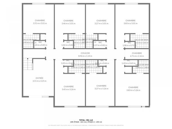 Maison 15 pièces de 240 m² à Marzy (58180)