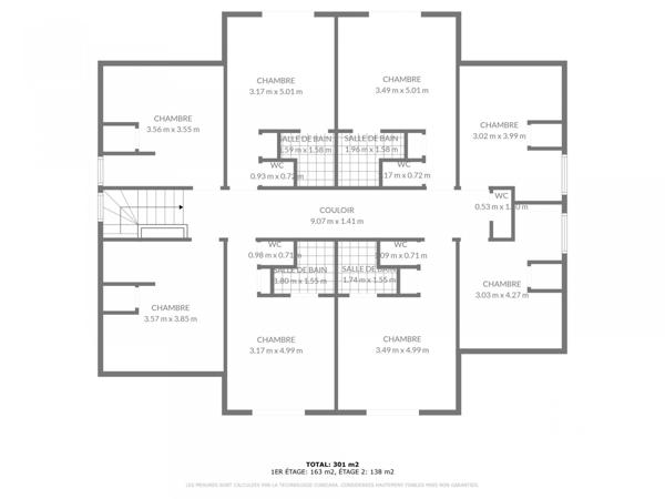 Maison 15 pièces de 240 m² à Marzy (58180)