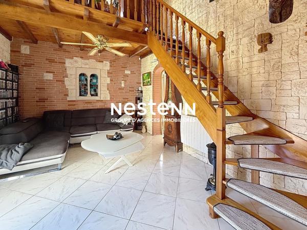 A VENDRE - Plaisance du Touch - Maison T4 + de plain pied atypique de 122 m² avec garage