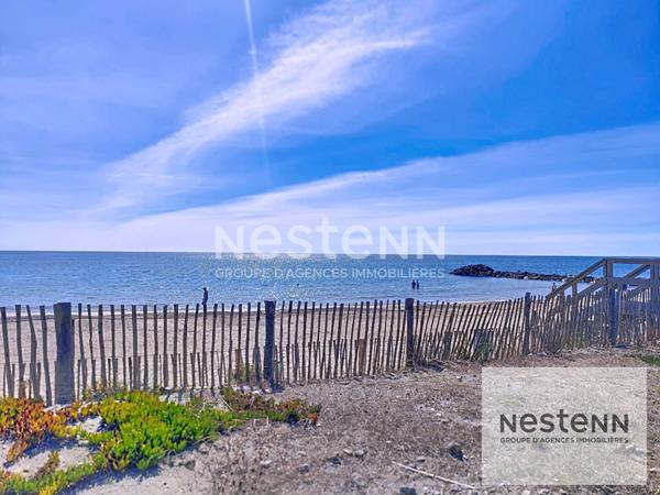Face à la mer, rare et unique : votre maison en 1ère ligne à Frontignan plage !