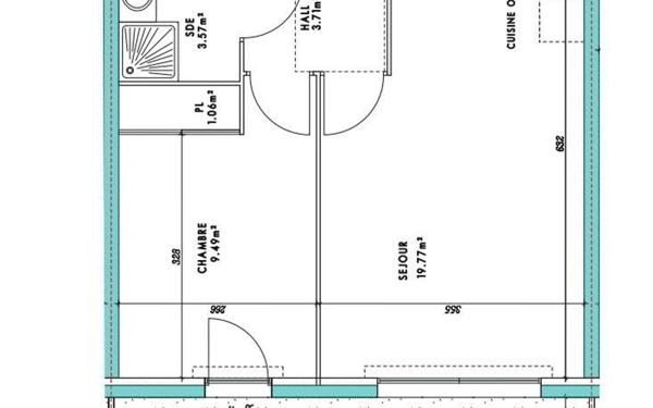 Appartement à vendre    2 pièces • 38 m2 Fréjus