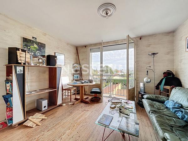 Appartement Nantes quartier ZOLA, 3 pièces, 2 chambres, dernier étage