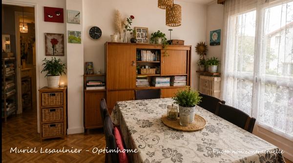 Appartement 4 pièces loué – 2 chambres – balcons – cave et place de parking - Montesson