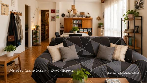 Appartement 4 pièces loué – 2 chambres – balcons – cave et place de parking - Montesson