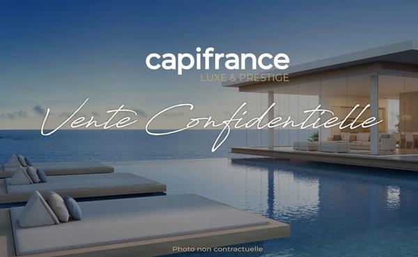 A VENDRE - PROPRIÉTÉ CONFIDENTIELLE – VILLA CONTEMPORAINE – VUE MER ABSOLUE – PRESTATIONS SIGNATURE - SAINT FRANCOIS