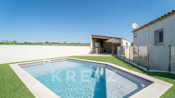 Maison contemporaine avec dépendance à 10 minutes de la plage