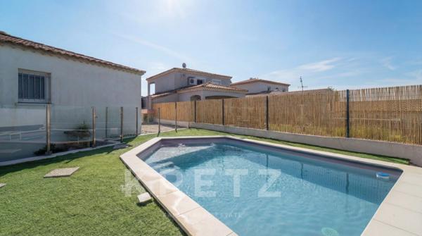Maison contemporaine avec dépendance à 10 minutes de la plage