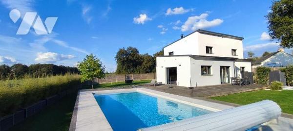 A 10mns REDON - Secteur calme et résidentiel, beau pavillon contemporain de 162 m², comprenant ...