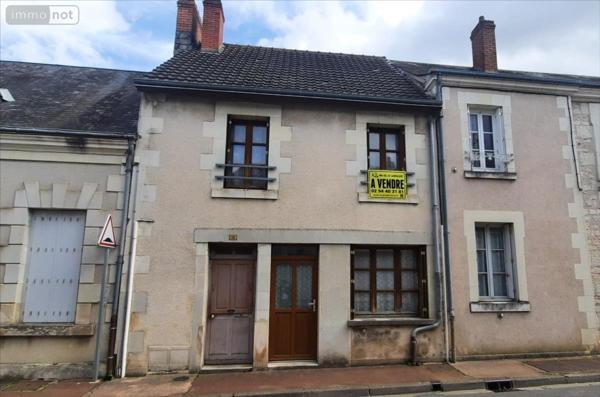 Maison rurale à vendre à Luçay-le-Mâle dans l'Indre (36360), ref : 021/1490