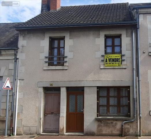 Maison rurale à vendre à Luçay-le-Mâle dans l'Indre (36360), ref : 021/1490