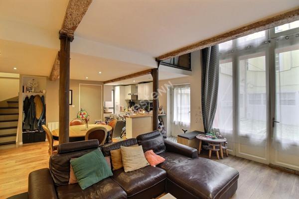 Appartement T2 bis / T3 en duplex - Secteur Les Carmes Saint-Étienne - Double destination : habitation et professionnelle