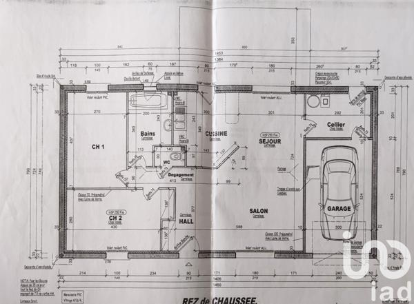 Maison à vendre 3 pièces 79 m² Moussey