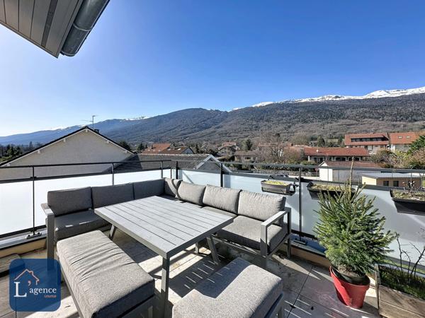 T3 en dernier étage + terrasse de 25m² vue dégagée + double Pkg en sous-sol - Toutes proximités