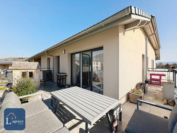 T3 en dernier étage + terrasse de 25m² vue dégagée + double Pkg en sous-sol - Toutes proximités