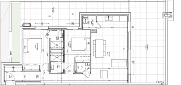 Appartement 3 pièces 69 m2