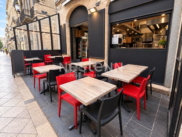 Cession de bail Restauration avec extraction Bordeaux 40 m2