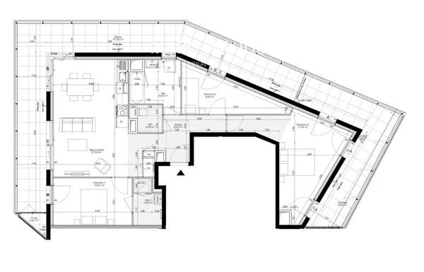 Nice Méridia- 4 pièces avec terrasses et 2 parkings dans un programme neuf