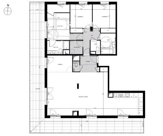 appartement neuf vue mer avec piscine et solarium sur le toit