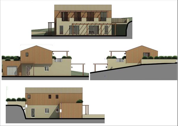 Vente maison hors d'eau Sisco 5 pièces vue mer avec terrain 2073 m2 avec permis de construire