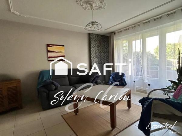 Appartement familial avec balcons, garage et cave