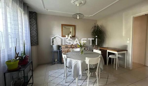 Appartement familial avec balcons, garage et cave