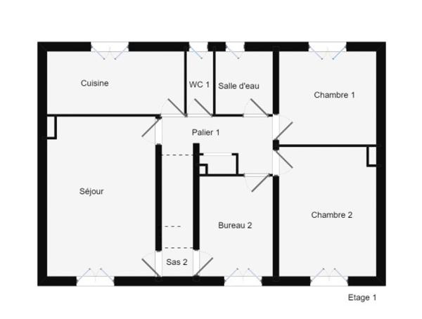 ANGERS bien avec gros potentiel, jardin garages.